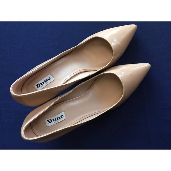 Dune London Rose Nude Beige Heel Pumps Stilettos - Picture 7 of 13